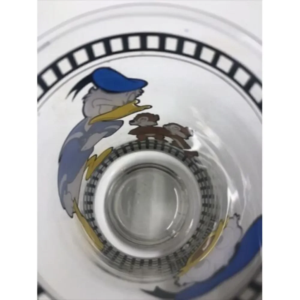 Vintage Mickey Mouse Club Glass. Donald Duck With Chip& Dale. Please Read